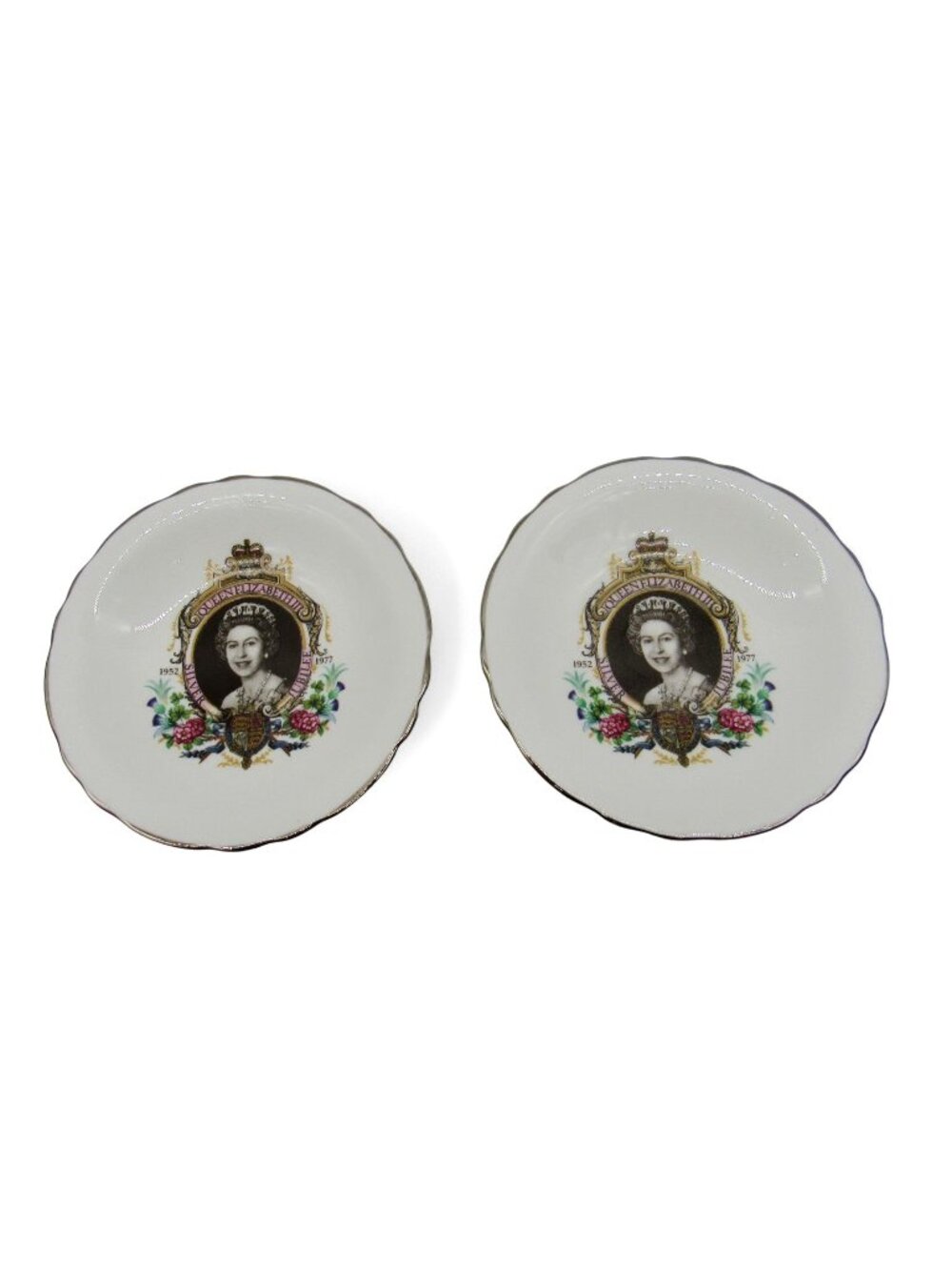 Royal Grafton Queen Elizabeth II Coronation Commemorative Set Of 2